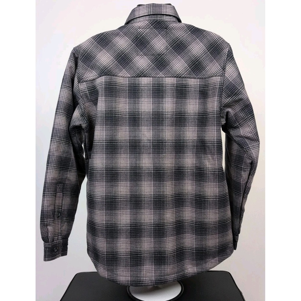 Men's Walls Outdoor Goods Sherpa Lined Heavy Flannel Plaid Size M - Picture 4 of 9